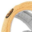 gooby-memory-foam-step-in-harness-yellow-material-detail-view-1024x1024px.webp
