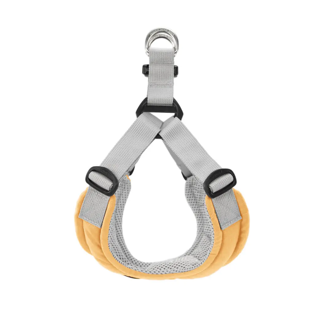 gooby-memory-foam-step-in-harness-yellow-side-view-1024x1024px.webp
