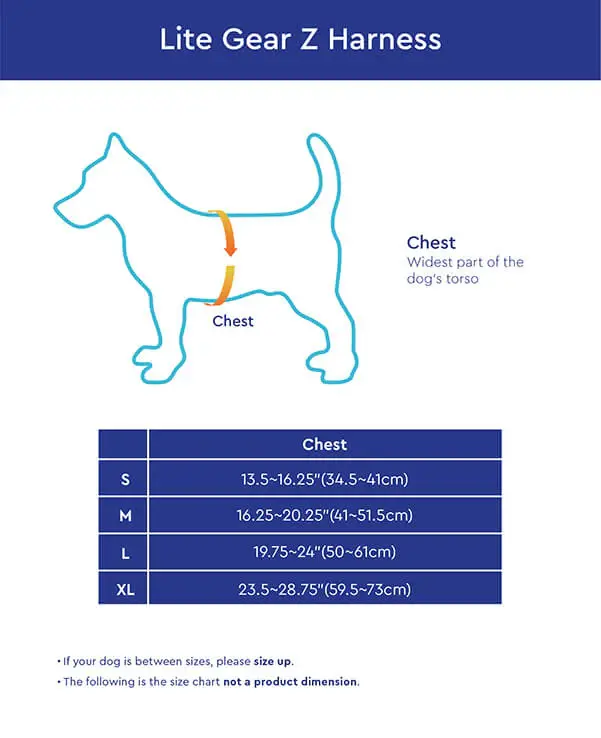 gooby-lite-gear-z-harness-size-chart-600x738px.webp