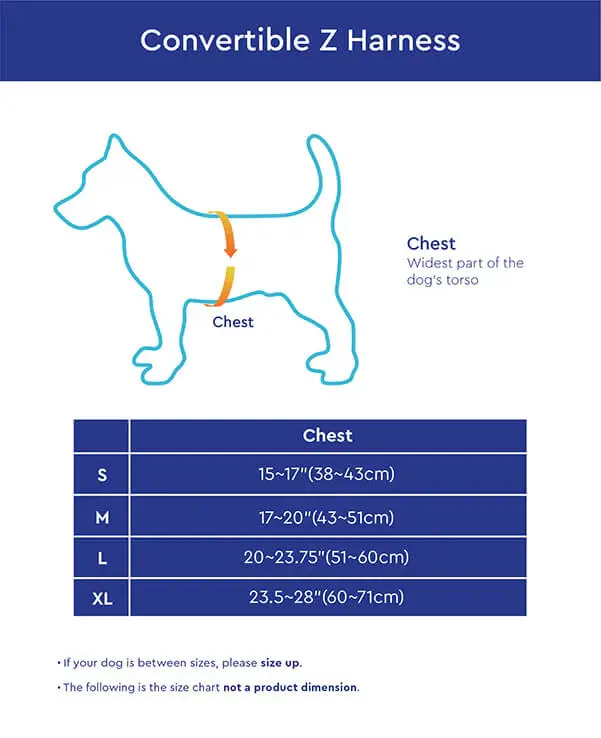 convertible-z-harness-size-chart-601x738px.webp